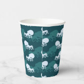 Gobelets En Papier Lignes Du Motif Octopus (Droite)