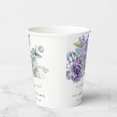 Gobelets En Papier Lilac Succulent Eucalyptus Botanical Bunch Mariage (Droite)