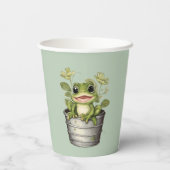 Gobelets En Papier Lily Pads de la vie (Verso)