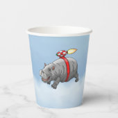 Gobelets En Papier L'incroyable vol de Rocket Hippo (Verso)