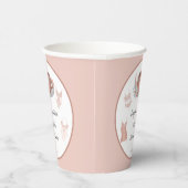 Gobelets En Papier Lingerie & Lattes Shower de Mariage (Droite)