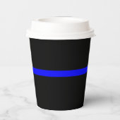 Gobelets En Papier L'instruction Symbolic Thin Blue Line (Verso)