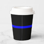 Gobelets En Papier L'instruction Symbolic Thin Blue Line (Droite)