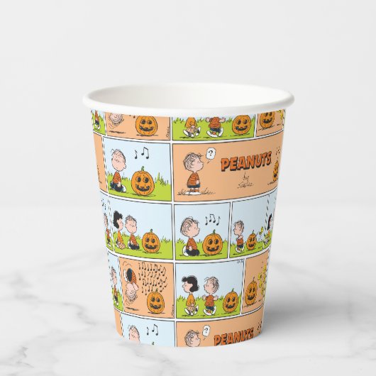 Gobelets En Papier Linus & Lucy | Chanter Jack-O-Lantern (Verso)