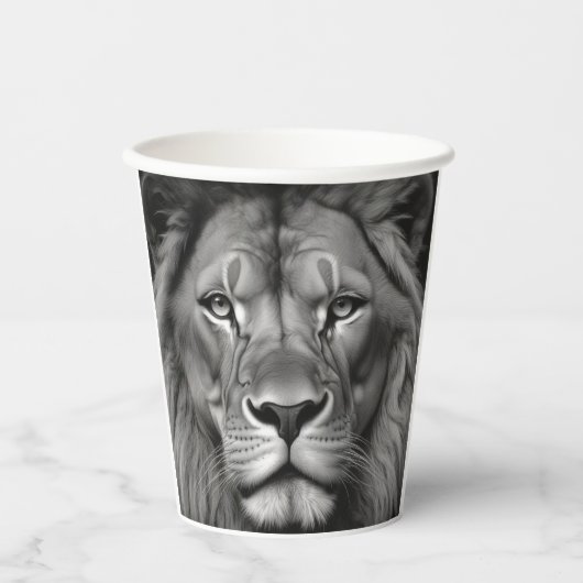Gobelets En Papier Lion (Recto)