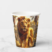 Gobelets En Papier Lion (Recto)