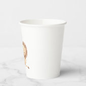 Gobelets En Papier Lion avec 3 ballons Brown 1er anniversaire (Gauche)