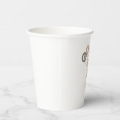 Gobelets En Papier Lion avec 3 ballons Brown 1er anniversaire (Droite)