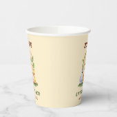 Gobelets En Papier Lion de Savannah hippo zèbre éléphant (Gauche)