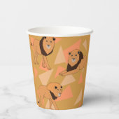 Gobelets En Papier Lions (Verso)