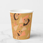 Gobelets En Papier Lions (Recto)