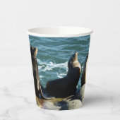 Gobelets En Papier Lions de la mer de San Diego (Gauche)