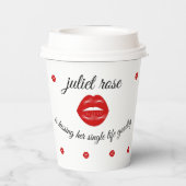 Gobelets En Papier Lips EVJF (Verso)