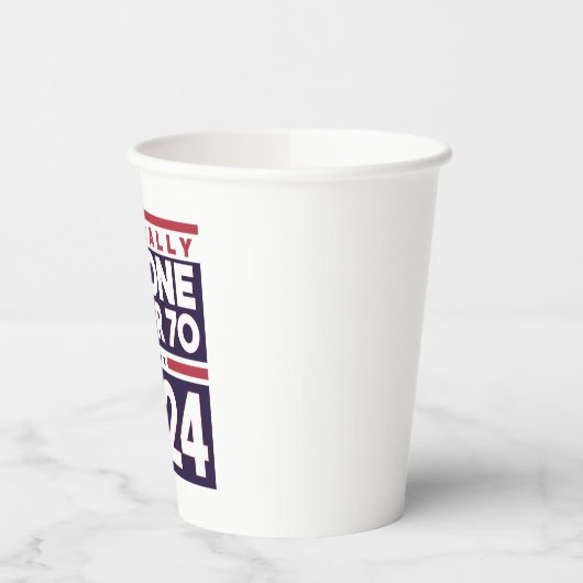 Gobelets En Papier Littéralement N'Importe Qui D'Autre Élection Du Pr (Gauche)