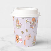 Gobelets En Papier Little Boo Lilac Whimsical Books Baby shower (Droite)