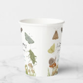 Gobelets En Papier Little Bug Insects Mushroom Boy Baby Shower (Droite)