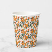 Gobelets En Papier Little Cutie Orange Citrus 1er anniversaire (Droite)