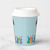 Gobelets En Papier Little Dino 1st Birthday Paper cup (Droite)