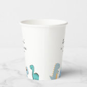 Gobelets En Papier Little Dinosaur Cute Baby Shower (Droite)