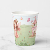 Gobelets En Papier Little Fairy Pink Castle Butterfly Any Age (Droite)