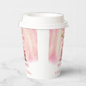 Gobelets En Papier Little Princess Pink Castle 1er anniversaire (Droite)