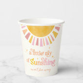 Gobelets En Papier Little Ray of Sunshine Baby shower Paper Cup (Recto)