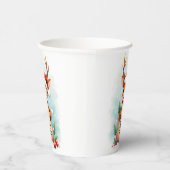 Gobelets En Papier Little reindeer in a Santa hat (Droite)