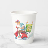 Gobelets En Papier Livraison de pizzas cyclées (Recto)