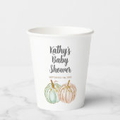 Gobelets En Papier Livre blanc sur la Parties scintillant d'or Citrou (Verso)