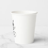 Gobelets En Papier Livre Lover 2 (Verso)