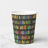 Gobelets En Papier Livres Librairies Design Paper Cup (Verso)