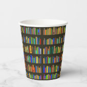 Gobelets En Papier Livres Librairies Design Paper Cup (Recto)