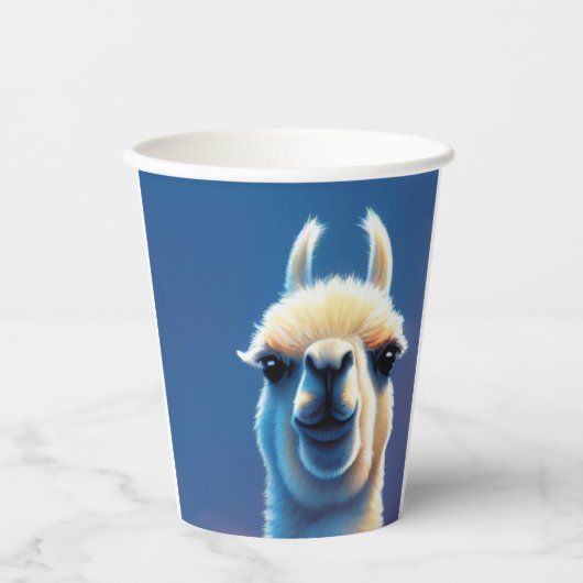 Gobelets En Papier Llama (Recto)
