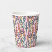 Gobelets En Papier Llamas Sur La Stripe Motif (Gauche)