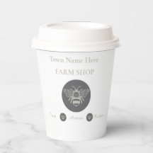 Logo d'abeille pour boutique de ferme artisanale o