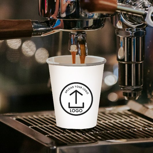 Gobelets En Papier Logo d'affaires professionnel simple et moderne bl