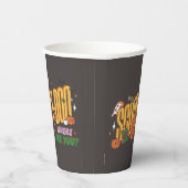 Gobelets En Papier Logo de friandise d'Halloween de Scooby-Doo (Droite)