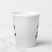 Gobelets En Papier Logo de la société Silver (Droite)