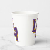 Gobelets En Papier Logo de l'Université d'Albany Initials (Droite)