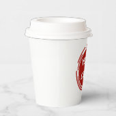 Gobelets En Papier Logo d'entreprise PERSONNALISABLE (Droite)