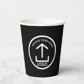 Gobelets En Papier Logo d'entreprise professionnelle simple et modern (Verso)