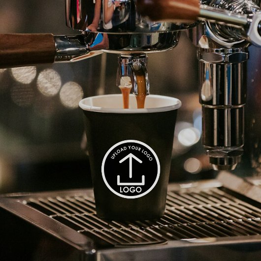 Gobelets En Papier Logo d'entreprise professionnelle simple et modern