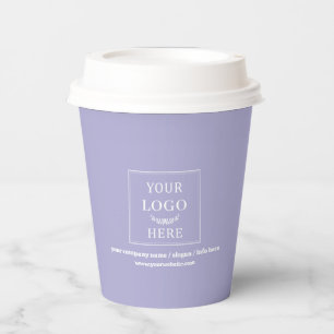 Gobelets En Papier Logo d'entreprise promotionnel marquage budget vio