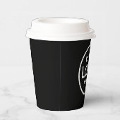 Gobelets En Papier Logo d'entreprise sur mesure 8 oz Cups de café pap (Droite)