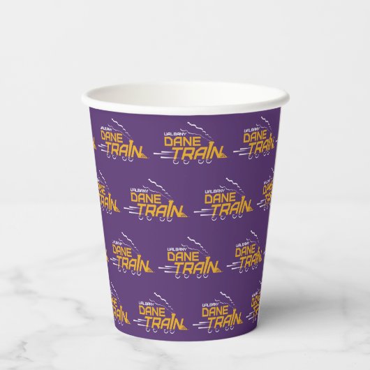 Gobelets En Papier Logo du train UAlbany Dane (Verso)