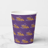 Gobelets En Papier Logo du train UAlbany Dane (Recto)