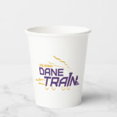 Gobelets En Papier Logo du train UAlbany Dane (Recto)