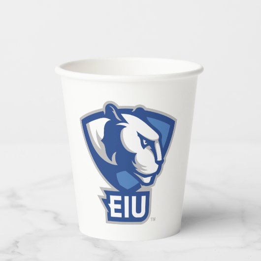 Gobelets En Papier Logo Eastern Illinois University Panthers (Recto)