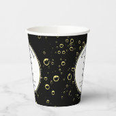 Gobelets En Papier Logo élégant de douche d'affaires (Gauche)