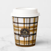 Gobelets En Papier Logo élégant | Moderne et élégant (Recto)